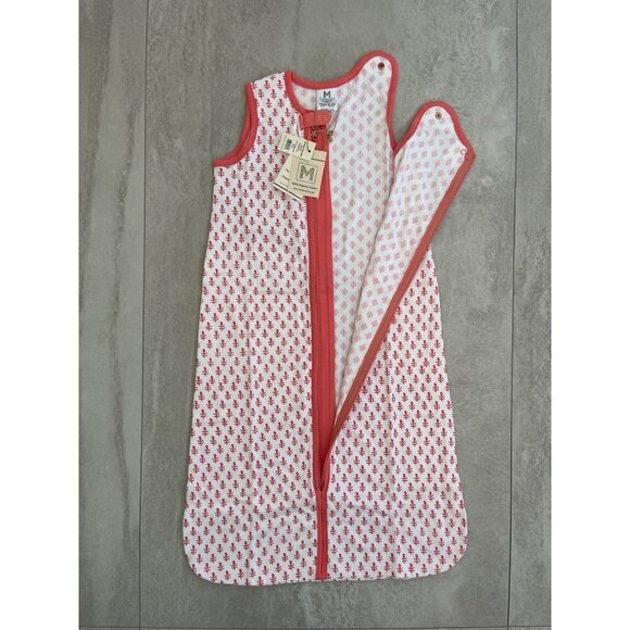 Malabar Baby Wearable Blanket Pink City Sleeping Sack Lightweight 6-18 M Organic - Picture 9 of 16